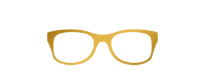Gold Glasses Icon