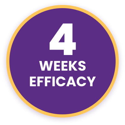 4 week efficacy
